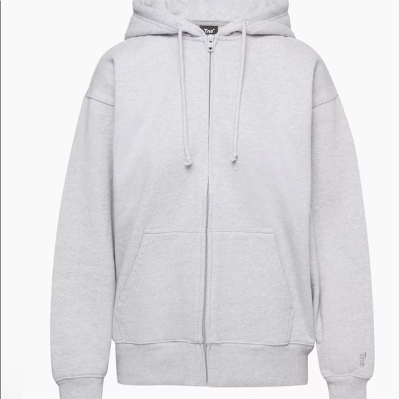 Aritzia Tops - TNA extra fleece boyfriend zip up